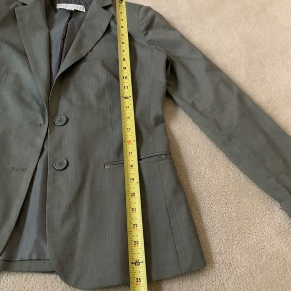 New York & CO stretch blazer Gray size 2 - Picture 2 of 10